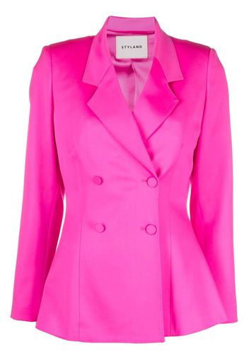 STYLAND double-breasted fitted blazer - Rosa