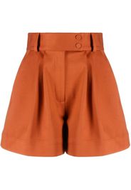 Styland high-waisted shorts - Marrone