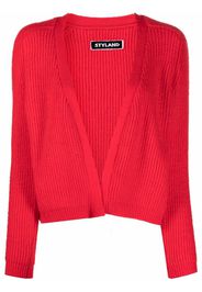 Styland open-front cardigan - Rosso