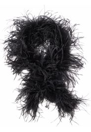 Styland ostrich feather scarf - Nero