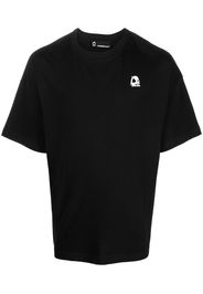 STYLAND motif-print short-sleeved T-shirt - Nero