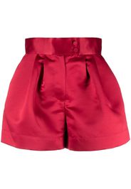 STYLAND satin-finish mini shorts - Rosso