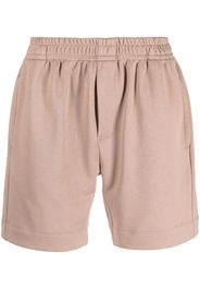 STYLAND straight-leg track shorts - Marrone