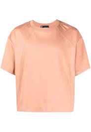STYLAND panelled jersey T-shirt - Arancione