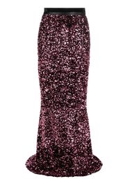 STYLAND sequin-embellished maxi skirt - Rosso