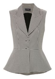 STYLAND Gilet con motivo pied-de-poule - Nero