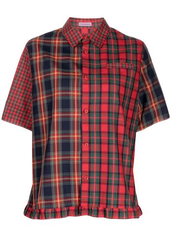 Sueundercover Camicia con motivo tartan - Rosso