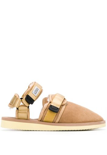 SUICOKE OG061M2AB 100 beige Leather/Fur/Exotic Skins->Leather