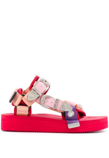 side buckle sandals