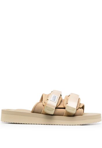 Suicoke front touch-strap sandals - Toni neutri