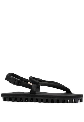 Suicoke ridged flip-flops - Nero