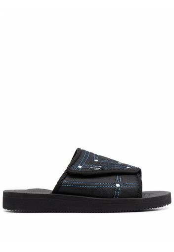 Suicoke Ciabatte con strappo - Nero