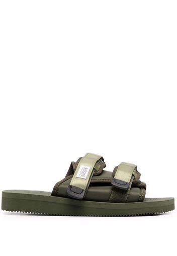 Suicoke Moto Cab touch-strap sandals - Verde