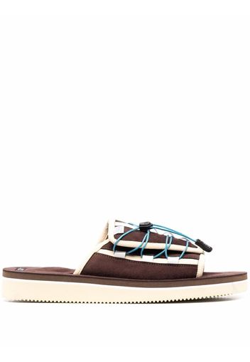 Suicoke Olas-ECS open-toe sandals - Marrone