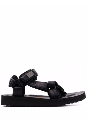 Suicoke Sandali con chiusure a strappo - Nero