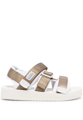 Suicoke Kisee V touch-strap stiletto sandals - Bianco