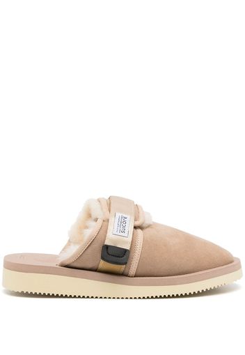 Suicoke ZAVO-M2AB touch-strap mules - Bianco