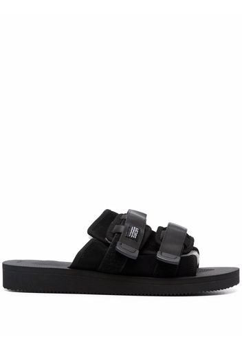 Suicoke Sandali Moto Cab con strappo - Nero