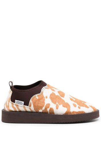 Suicoke Stringate VHL con stampa - Marrone