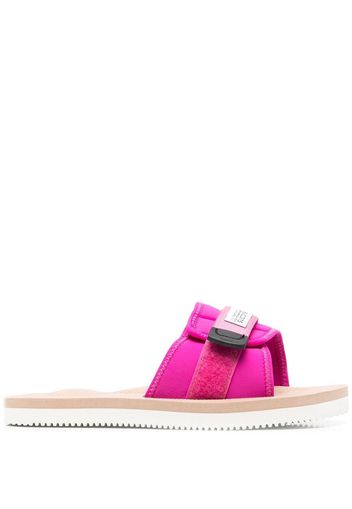 Suicoke Slides Padri con logo - Rosa