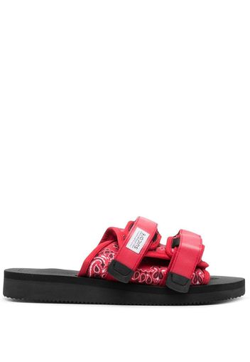 Suicoke Sandali con doppia fascia - Rosso