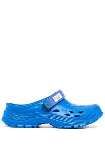 Suicoke Mules Mok con chiusure a strappo - Blu