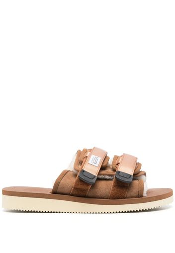 Suicoke Moto-Mab touch-strap sandals - Marrone