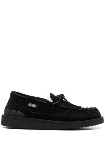 Suicoke shearling-lined loafers - Nero