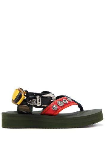 Suicoke Sandali con decorazione - Verde