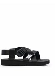 Suicoke DEPA-CAB slide-buckled sandals - Nero