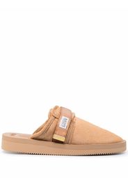 Suicoke fur lining slippers - Marrone