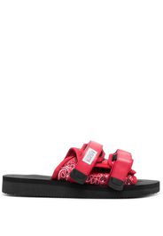 Suicoke Sandali con doppia fascia - Rosso