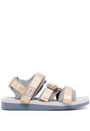 Suicoke Sandali Kisee-V con strappi - Oro