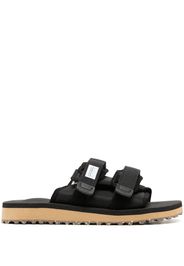 Suicoke Sandali slides Moto con applicazione - Nero