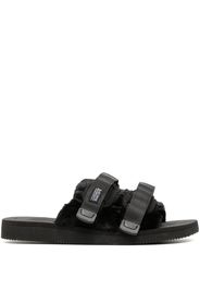 Suicoke Sandali slides Moto con applicazione - Nero