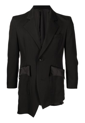 sulvam Blazer con orlo asimmetrico - Nero