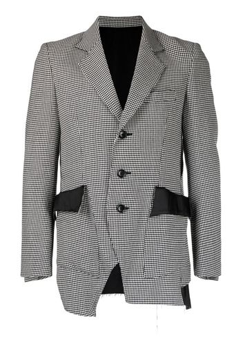 sulvam Blazer con motivo pied-de-poule - Nero