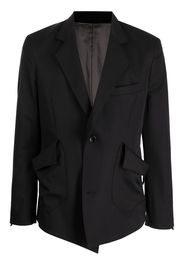 sulvam Blazer asimmetrico - Nero