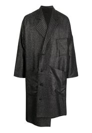 sulvam Cappotto a righe - Nero