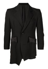 sulvam Blazer con orlo asimmetrico - Nero