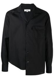 sulvam Camicia asimmetrica con inserti - Nero