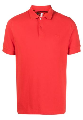 Sun 68 Polo con ricamo - Rosso