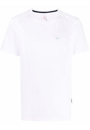 Sun 68 short-sleeve cotton T-shirt - Bianco