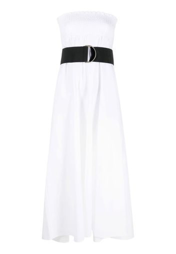 Sundek pleat detail day dress - Bianco