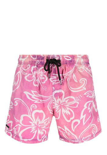 Sundek flower-print swim shorts - Rosa