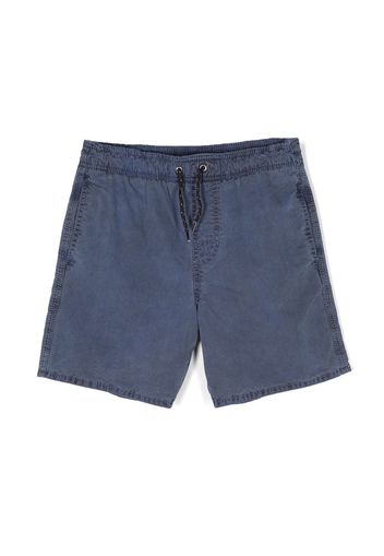 Sundek drawstring cotton shorts - Blu