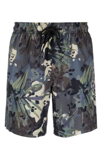 Sundek graphic-print swim shorts - Verde