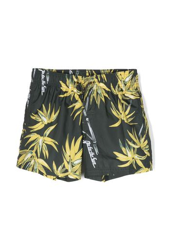 Sundek graphic-print swim shorts - Verde