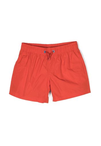 Sundek elasticated drawstring swim shorts - Rosso