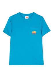 Sundek logo-print cotton T-shirt - Blu